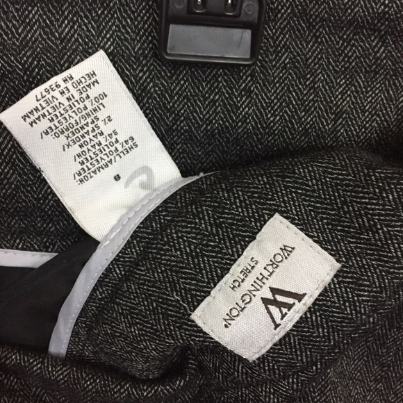 SALE
 Worthington Size 8 Grey Gray Pocket Skirt G12 - Picture 7 of 8